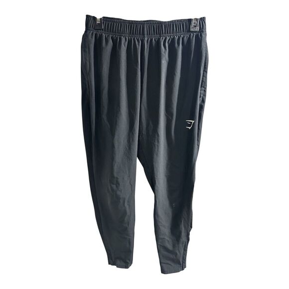 GYMSHARK Woman Black Skinny Fit Athletic Training Pants Size Small Pockets Comfy - Picture 1 of 8